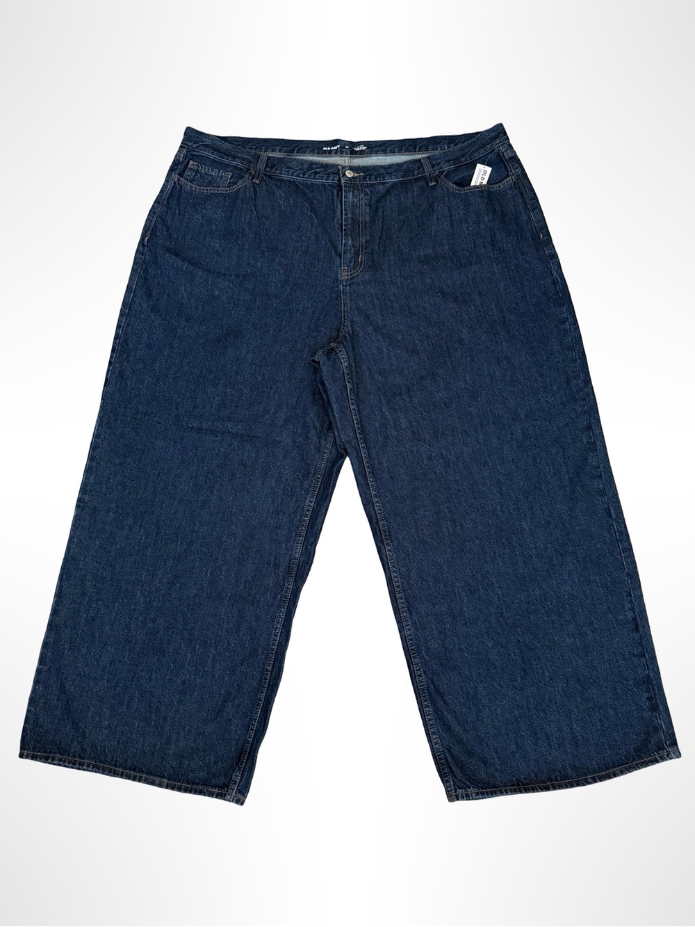 Old Navy Mid Rise Wow Baggy Wide Leg Jeans Women's 24 Celestia Dark Wash Y2K